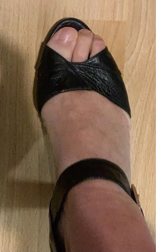 Sandalias de tacón negras