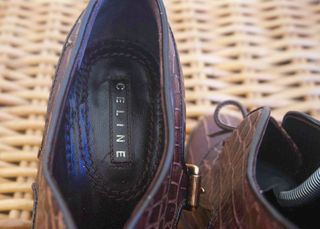 Tacones Cuero CELINE Marrones