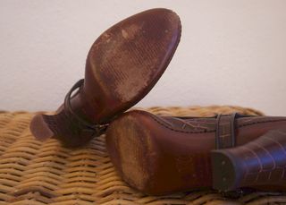 Tacones Cuero CELINE Marrones