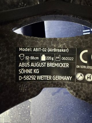 Casco Abus AirBreaker Talla M (52-58)