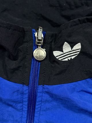 Vintage Adidas Track Jacket Y2K Blue Size M