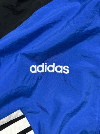 Vintage Adidas Track Jacket Y2K Blue Size M