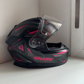 Casco SHARK Skwal i3 Link Negro/Violeta Talla S