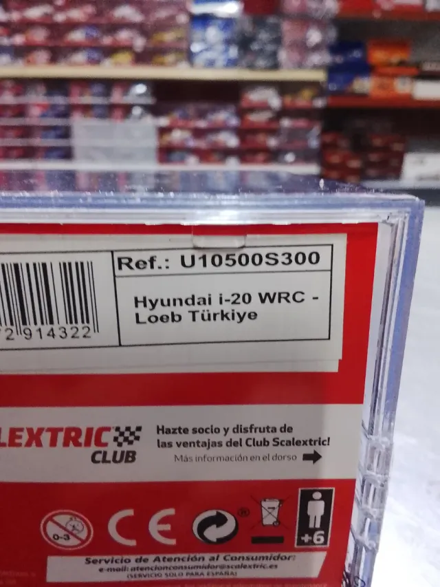 Scalextric Hyundai i20 WRC Loeb SCX