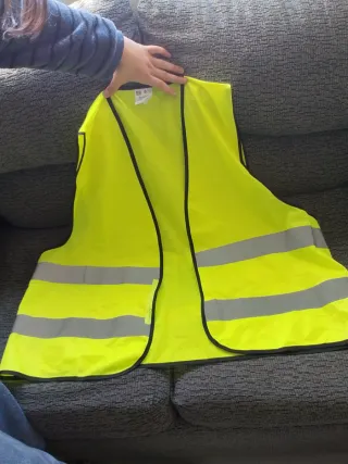 Chaleco reflectante alta visibilidad