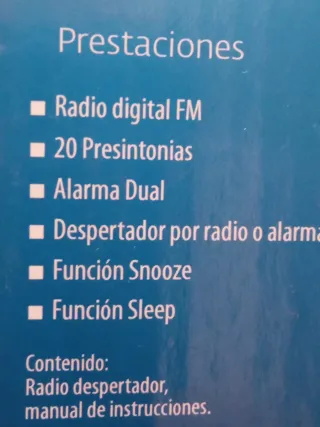 Radio Despertador Daewoo DCR-45
