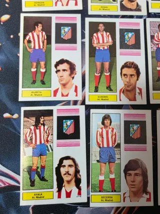 15 Cromos 1974-75 ed. Fher At. Madrid +++