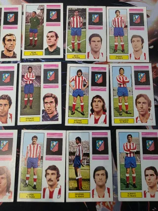 15 Cromos 1974-75 ed. Fher At. Madrid +++