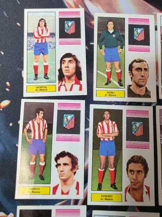 15 Cromos 1974-75 ed. Fher At. Madrid +++
