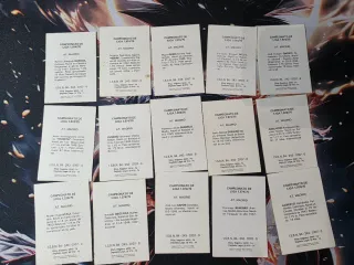 15 Cromos 1974-75 ed. Fher At. Madrid +++