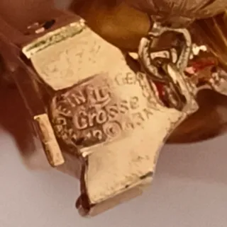 Pendientes Clip Henkel Grossé chapados oro