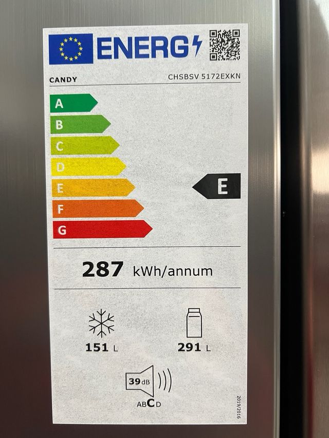 Frigorífico Candy No Frost 499€ americana