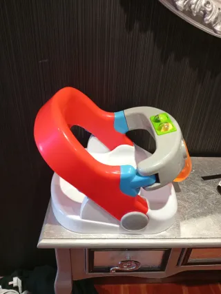 Asiento bañera bebé con patitos