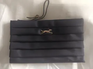 Bolso de mano negro 25x15 cm