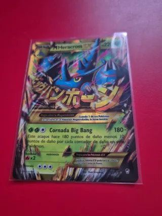 MHeracross EX Puños Furiosos Carta Pokémon