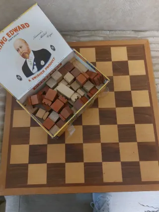 Tablero de ajedrez de madera