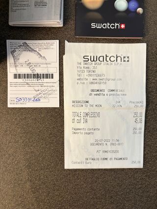 Moonswatch Swatch Omega Mission to the Moon Nuovo