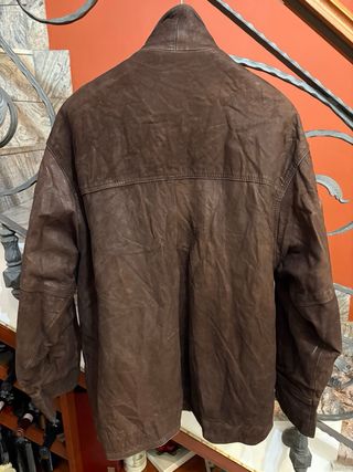 Giacca vera pelle invecchiata naturale vintage