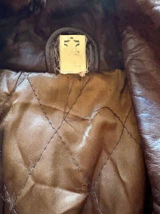 Giacca vera pelle invecchiata naturale vintage