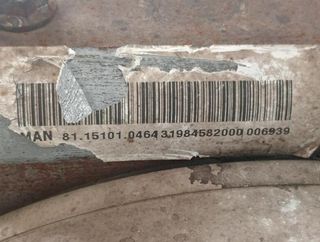 8115101 catalizador man tg-m 12.xxx 111568