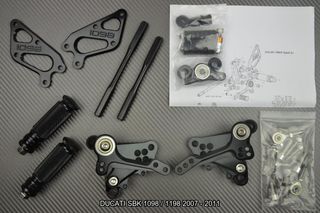 Estriberas retrasadas DUCATI SBK 1098 1198 2007