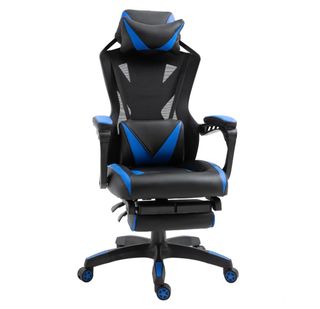 Silla Gaming Negra y Azul