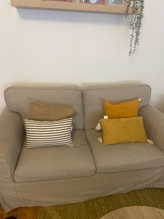 2 Sofás Ikea 2 Plazas Gris Claro