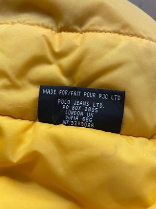 Chaleco Polo Jeans Ralph Lauren Negro/Amarillo
