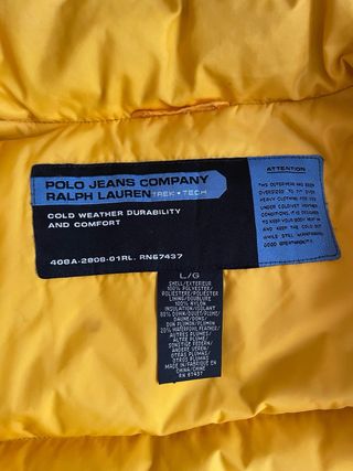 Chaleco Polo Jeans Ralph Lauren Negro/Amarillo