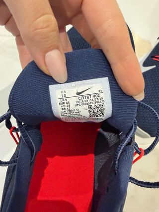 Zapatillas Nike Running Azul y Rojo. ORIGINALES