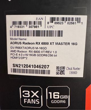 Tarjeta Gráfica AMD Radeon RX 6800 XT