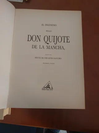Novela El Quijote