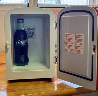 Mini Nevera Coca-Cola Vintage Roja. Funciona.