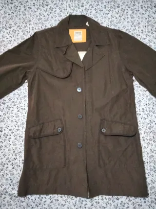 Parka Timberland tres cuartos marrón