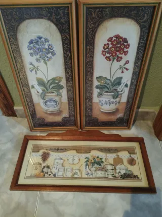 Cuadros Decorativos Cocina Flores