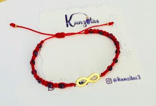 Pulsera Infinito con piedra Amatista