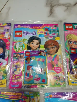 Lote 5 Revistas LEGO Friends