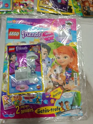 Lote 5 Revistas LEGO Friends