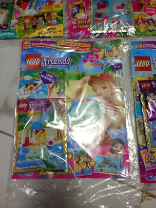 Lote 5 Revistas LEGO Friends