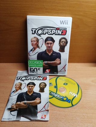 Juego Wii Top Spin 3