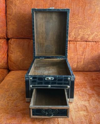 Caja Limpiazapatos Negra