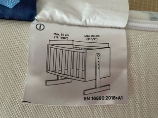 Colchón Minicuna Ecus Kids Care Ultimate Mini