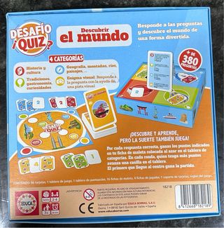 Juego de mesa Descubrir el mundo
