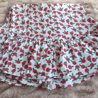 Conjunto Top Asimétrico y Falda Flores XS-S