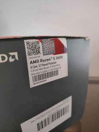 AMD Ryzen 5 2600 (AM4) 6-core | 100% Funzionante