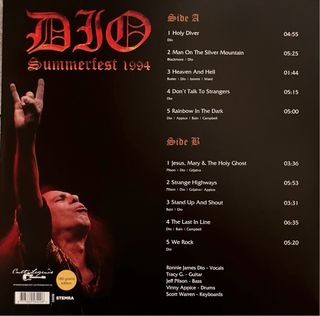 Dio - Summerfest 1994 LP