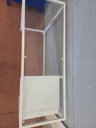 Escritorio/Recibidor Metálico Blanco