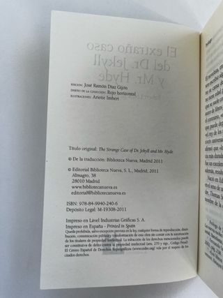El extraño caso del Dr. Jekyll y Mr. Hyde