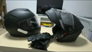 Cascos Moto Talla L Negro