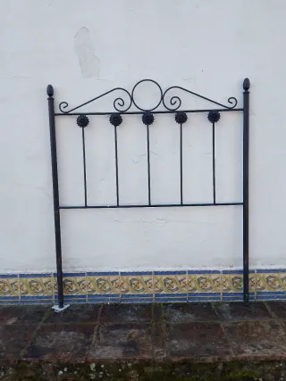 Cabecero de Cama Antiguo Hierro Forjado